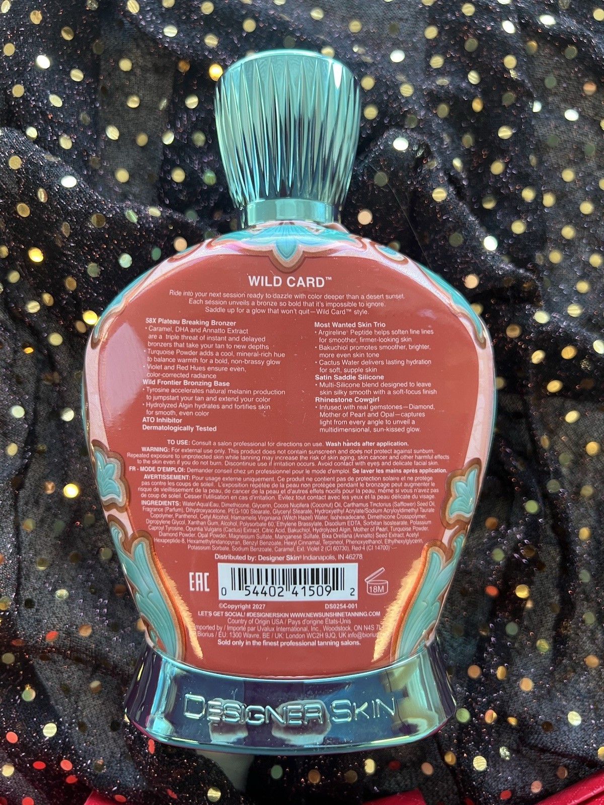 DS Wild Card Tanning Lotion 13.5 Oz