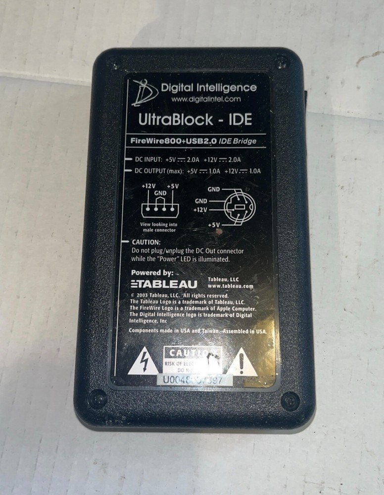 tableau ultrablock ide bridge firewire800 +usb 2.0