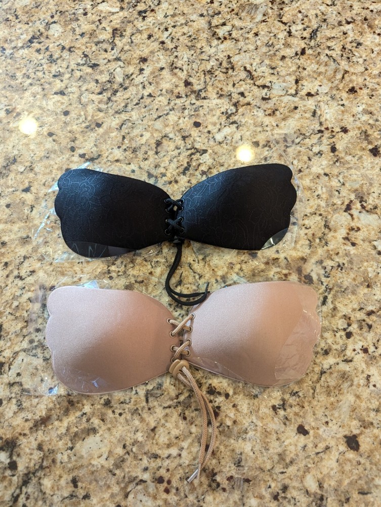 Women's 2 pack Adhesive Bra Lifting Push Up size S