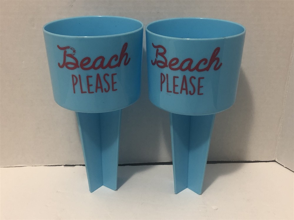 2 BLUE SAND SPIKERS SAYS: BEACH PLEASE!