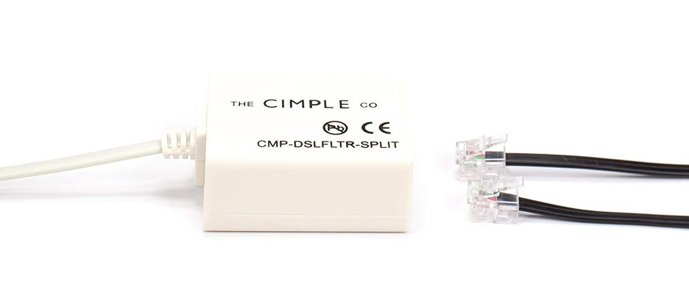 DSL Phone Line Filter - 5 Pack - Reduce Digital Noise with Splitter