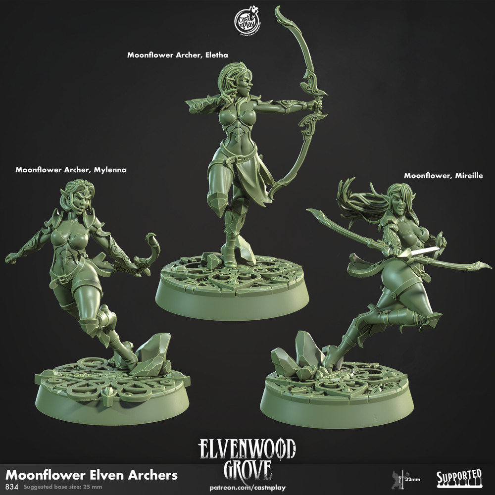Elf Moonflower Archers | CastnPlay |