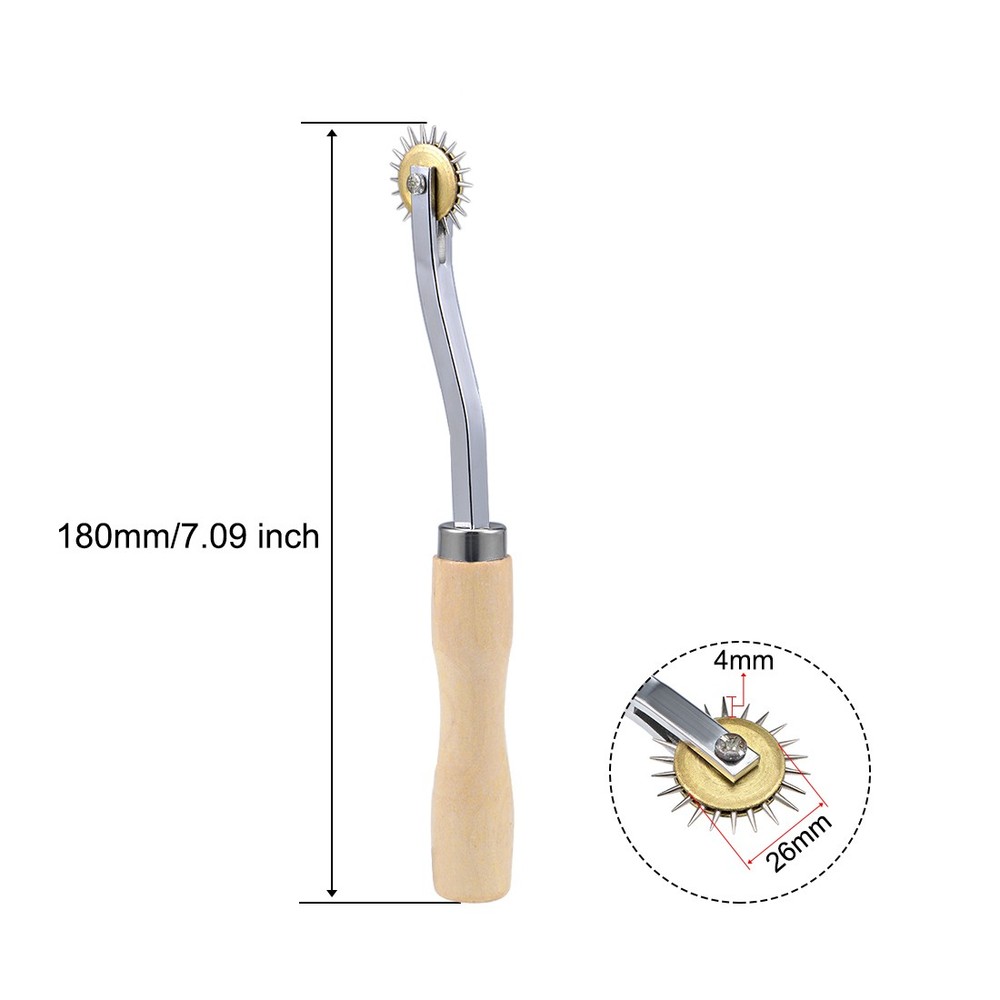 Leather Craft Over Stitch Wheel Needle-Pointed Tracing Wheel- Pattern Making