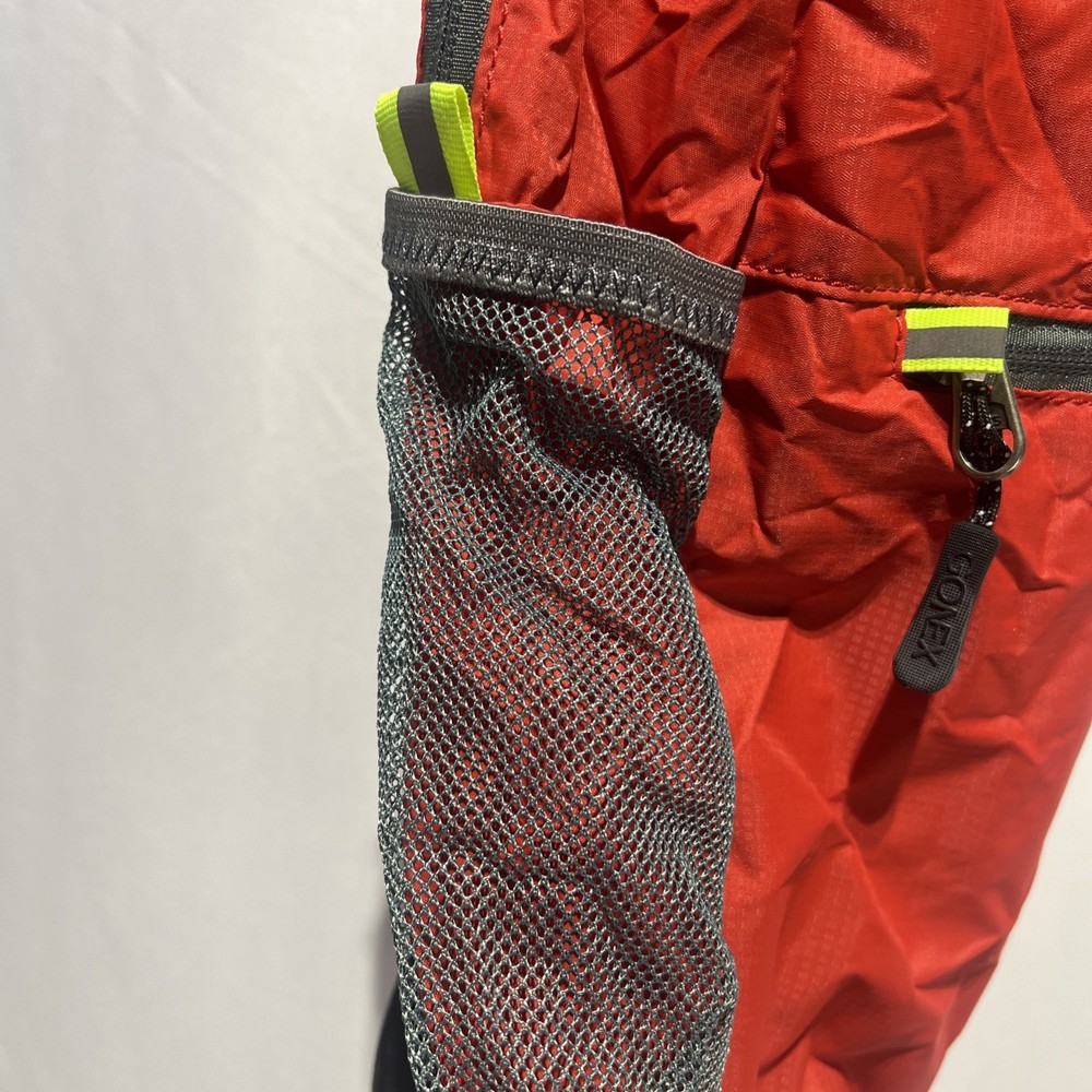 Gonex Lightweight Packable Small Backpack Travel Camp Hike Safe Reflect Red NWT