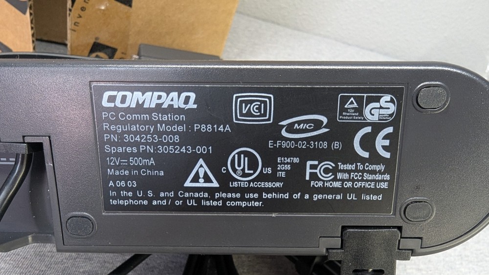 Compaq PC Comm Station P8814A Speaker Accessory Kit