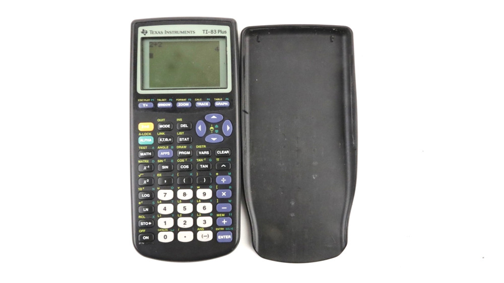Texas Instruments TI-83 Plus Graphing Calculator W/ Cover TESTED