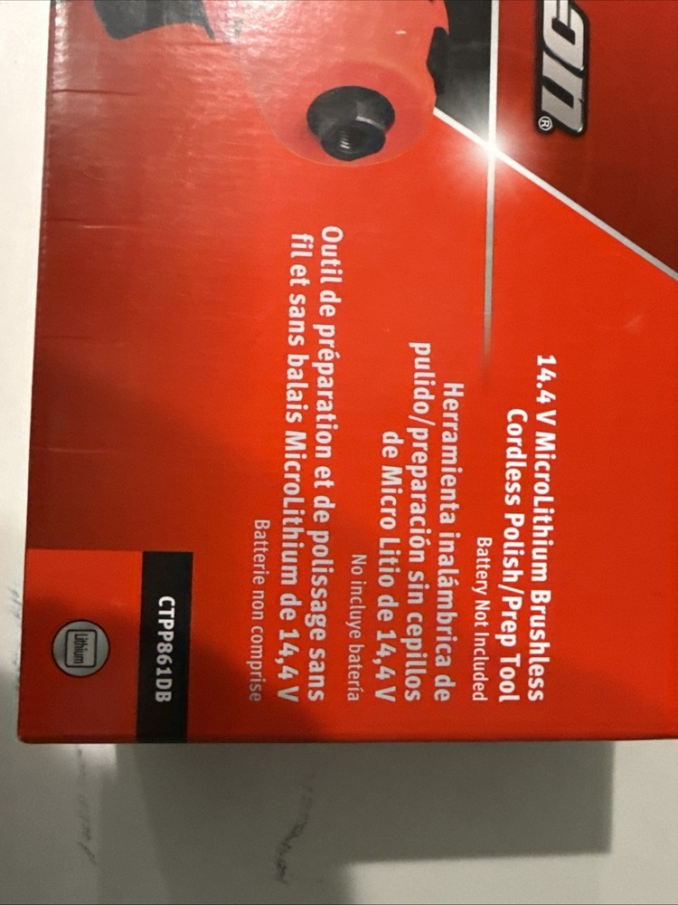 Snap On Tools CTPP861DB Cordless Polish/ Prep Tool New tool only