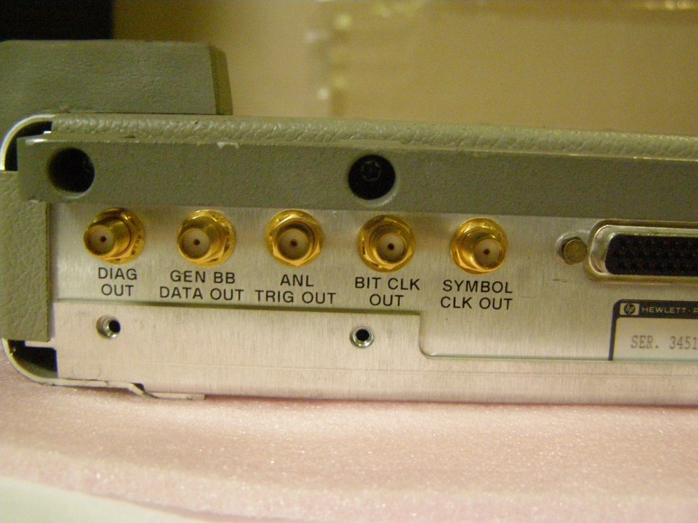 HP 83201A DUAL MODE CELLULAR ADAPTER Interface