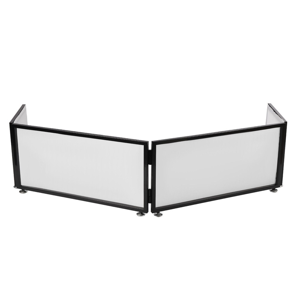 Portable Event Facade 4 Sections Tabletop DJ Booth Foldable Cover Screen] US HOT