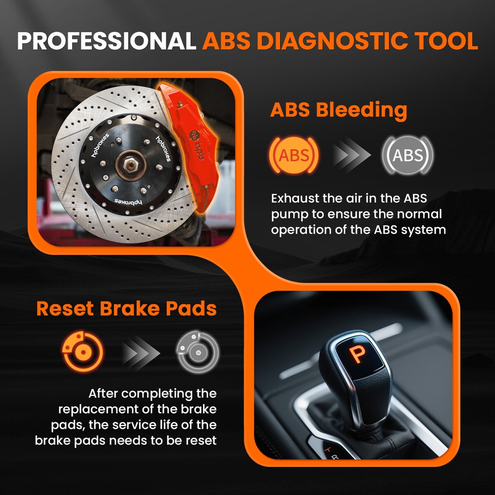 ANCEL Fit For Buick BMW OBD2 Scanner ABS SRS Code Reader Car Diagnostic Tool