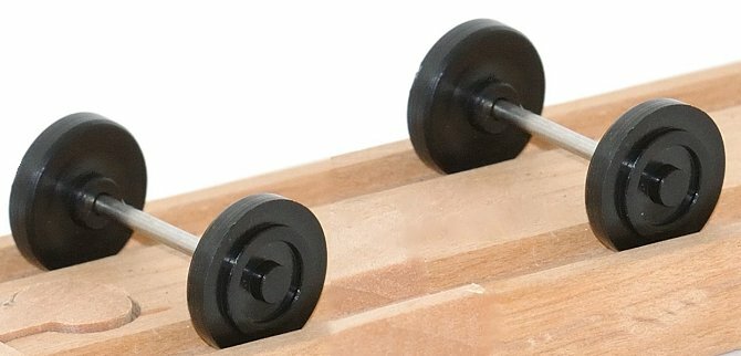 3-Piece Wheel Assembly for TEN cars AT&T/Thomas/Brio/Whittle NEW!