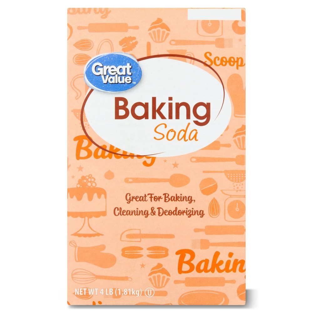 (6 pack) Great Value Baking Soda, 4 lb