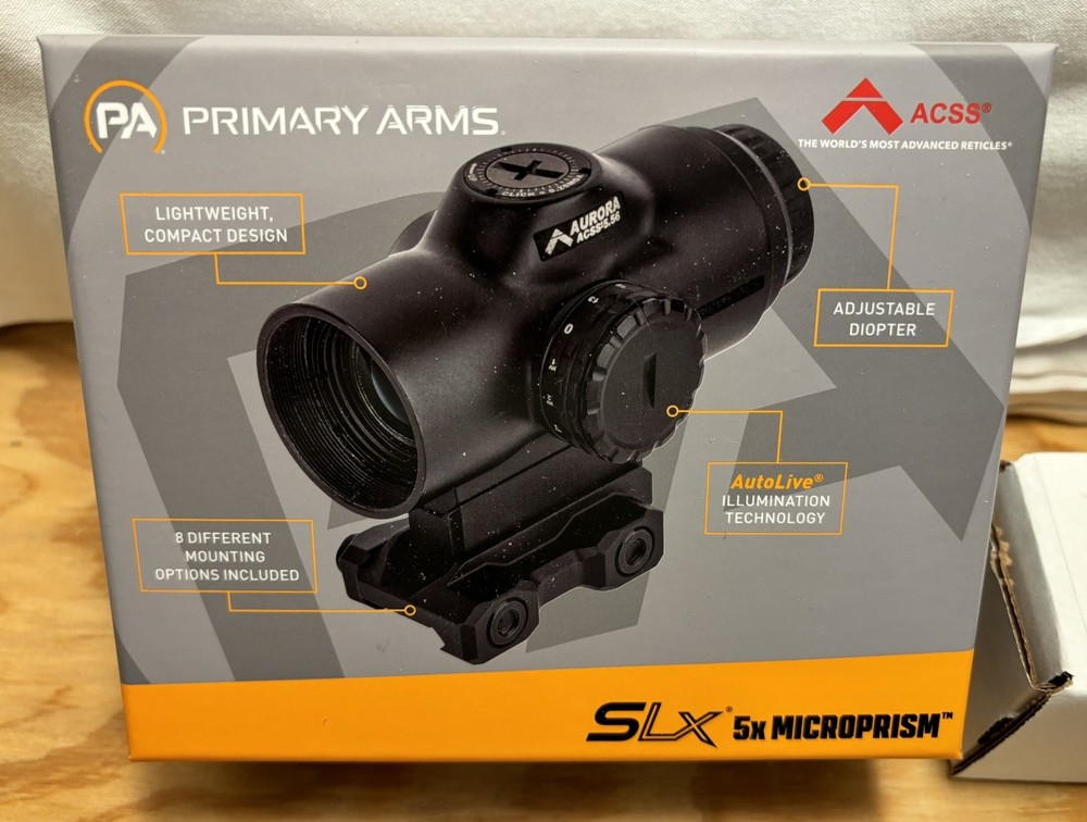 Primary Arms SLX 5x Micro Prism Scope