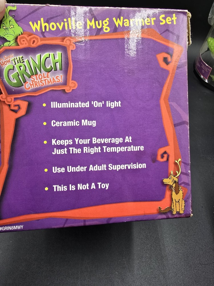 Grinch Yellow Mug Warmer 2000