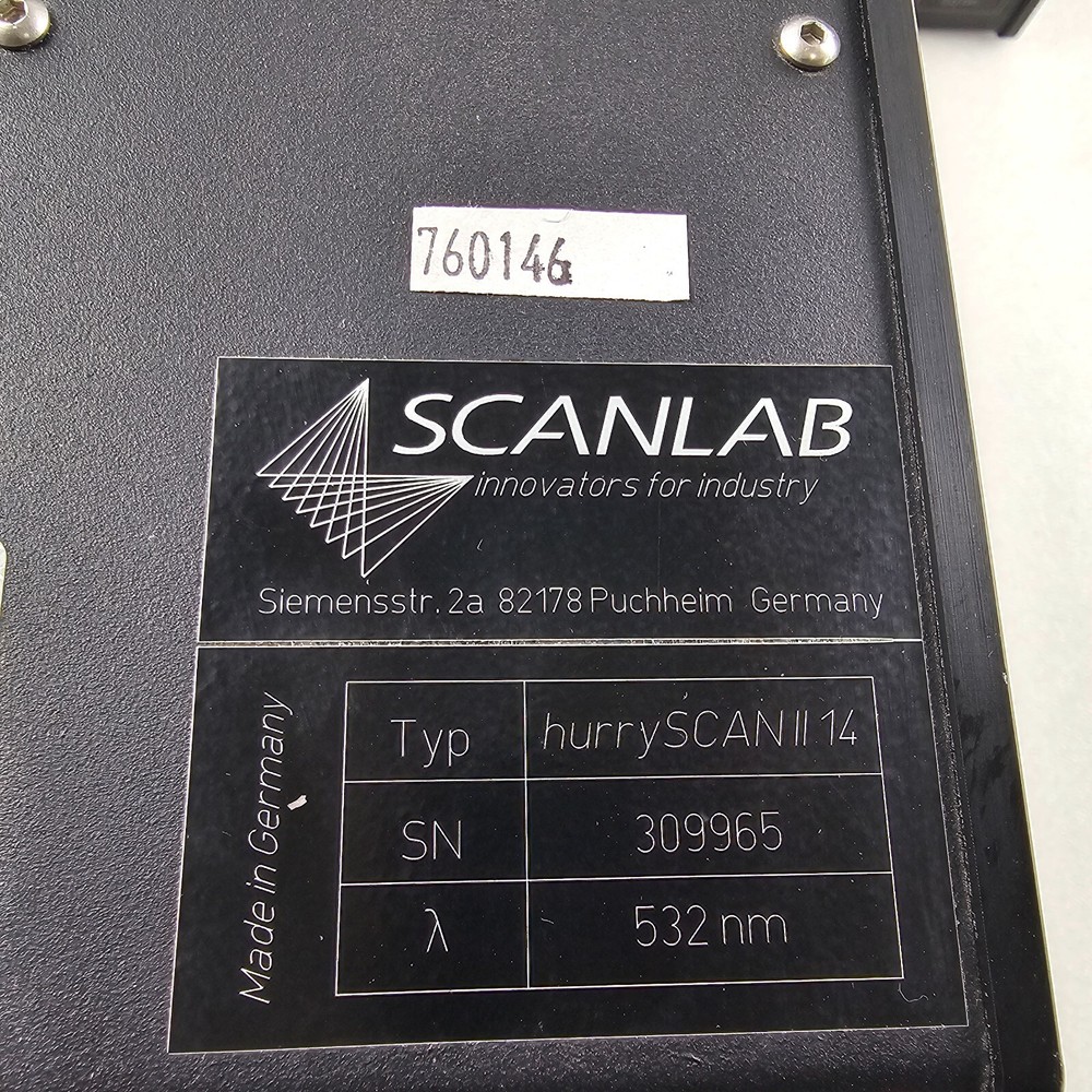 SCANLAB innovators for industry hurrySCAN∥14