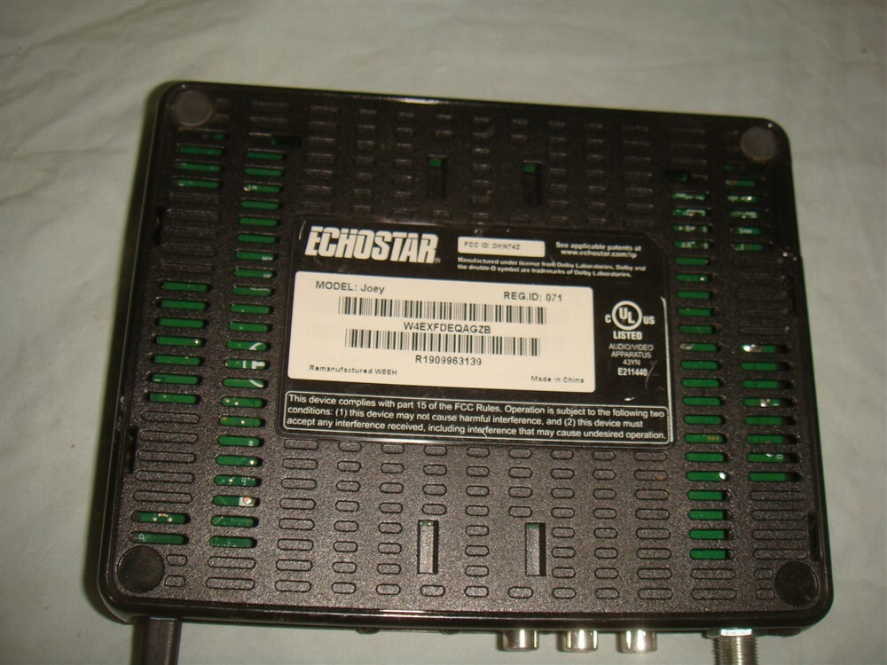 DISH JOEY RECEIVER WITH POWER ADAPTER -READ!