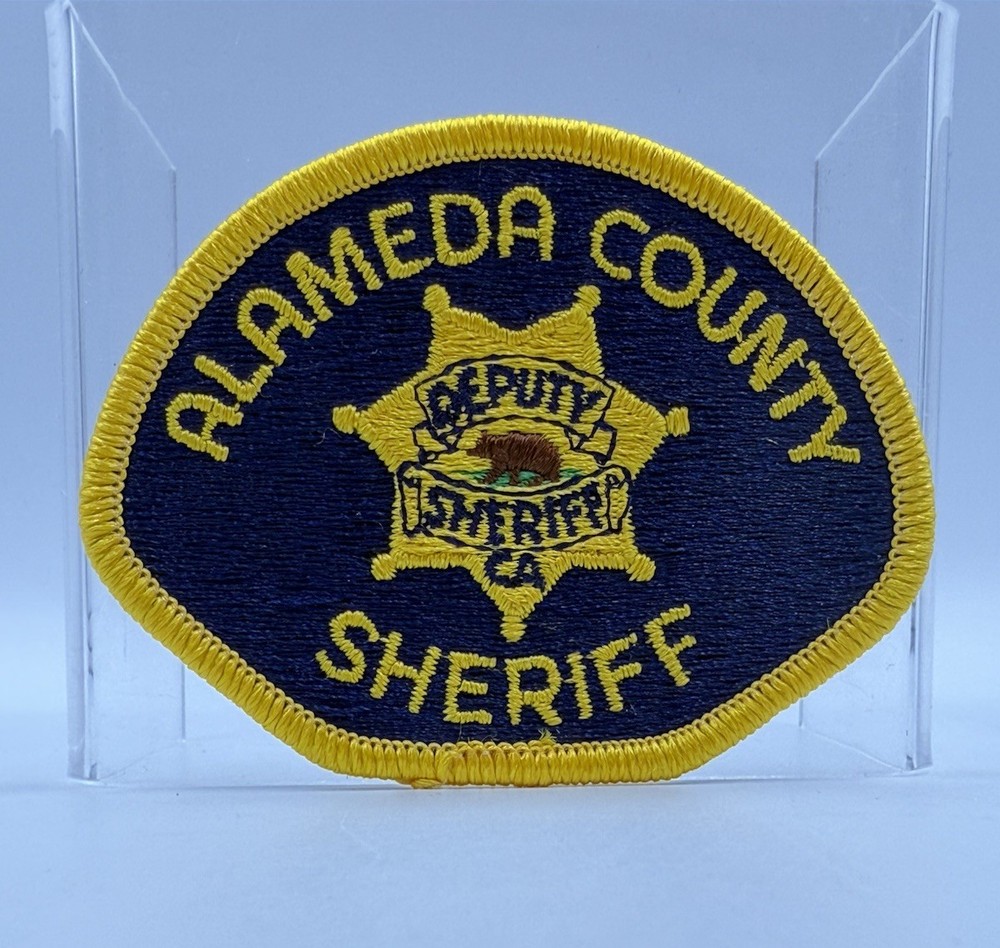 Alameda County California Sheriff Patch 3x2
