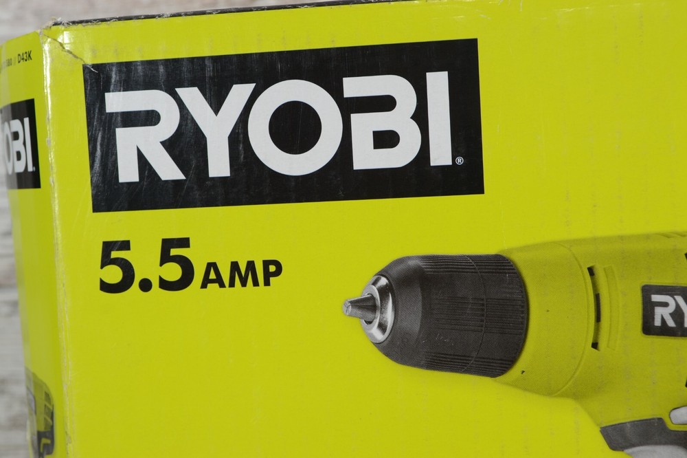 Ryobi D43K Variable Speed 3/8" Compact Drill/Driver Keyless Chuck w/ Tool Bag