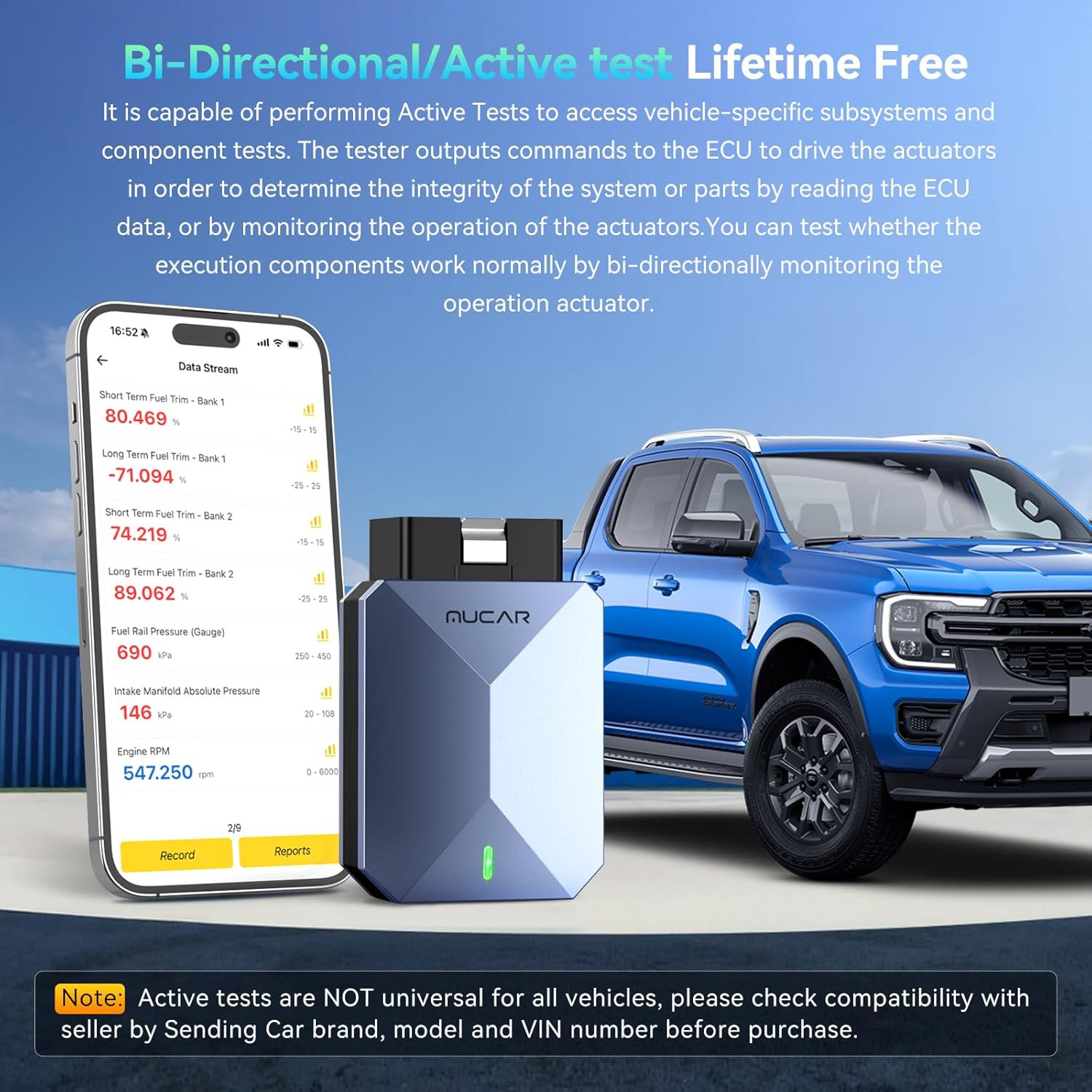 2026 Newest MUCAR BT200 MAX AI-Assisted Bluetooth Automative Code Reader Scanner