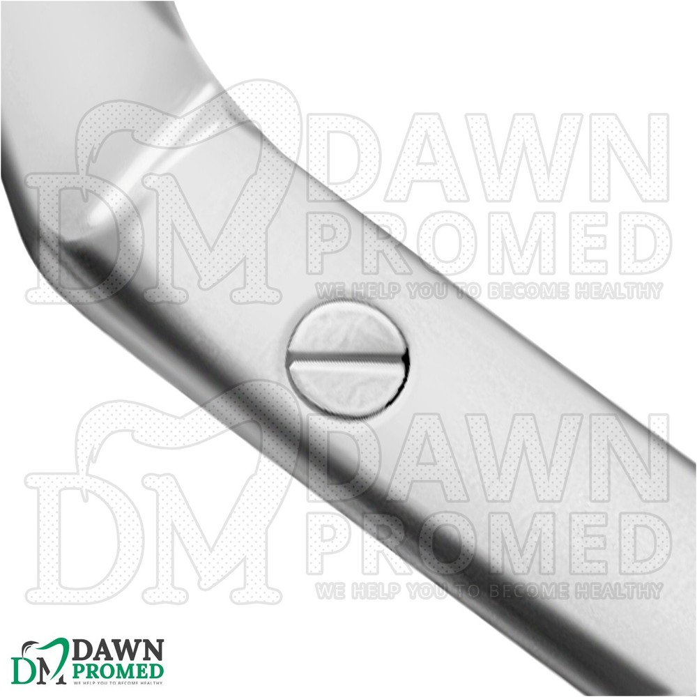 Angular Scissors 4.5" With Safety Tips ENT Plastic Surgical Instrument German Gr