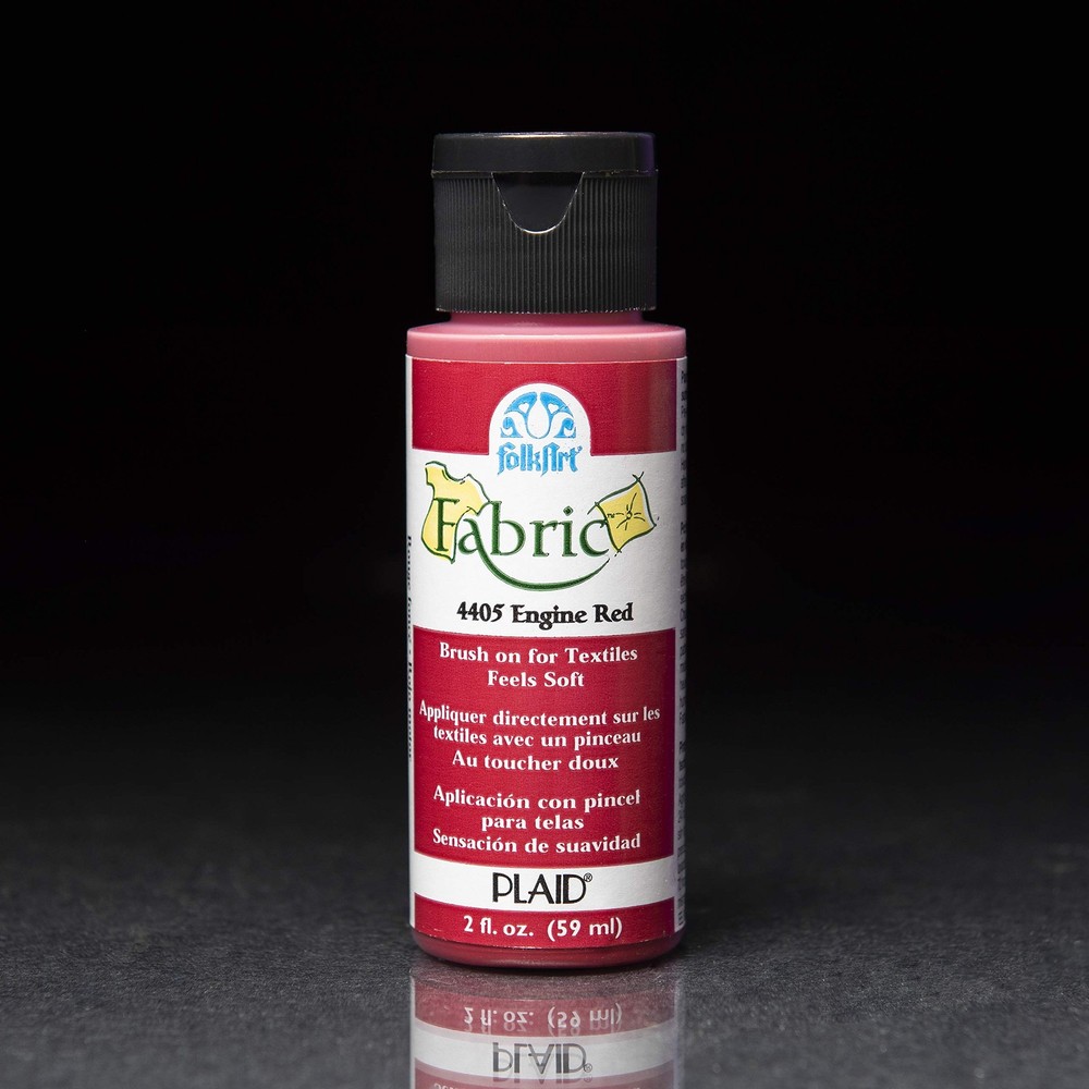 Brush on Fabric Acrylic Paint Beginner Set 2Ounce,