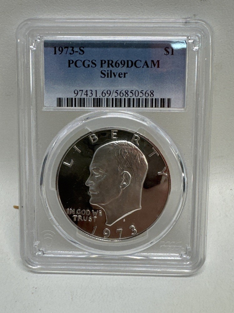 PCGS PR69DCAM 1973-S EISENHOWER