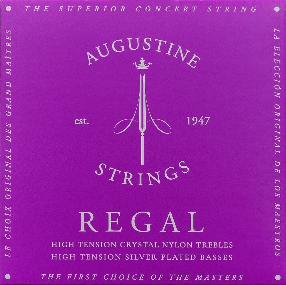 AA Augustine Premium Crystal Nylon Classical Guitar Strings (3-Pack) (Regal/Blue