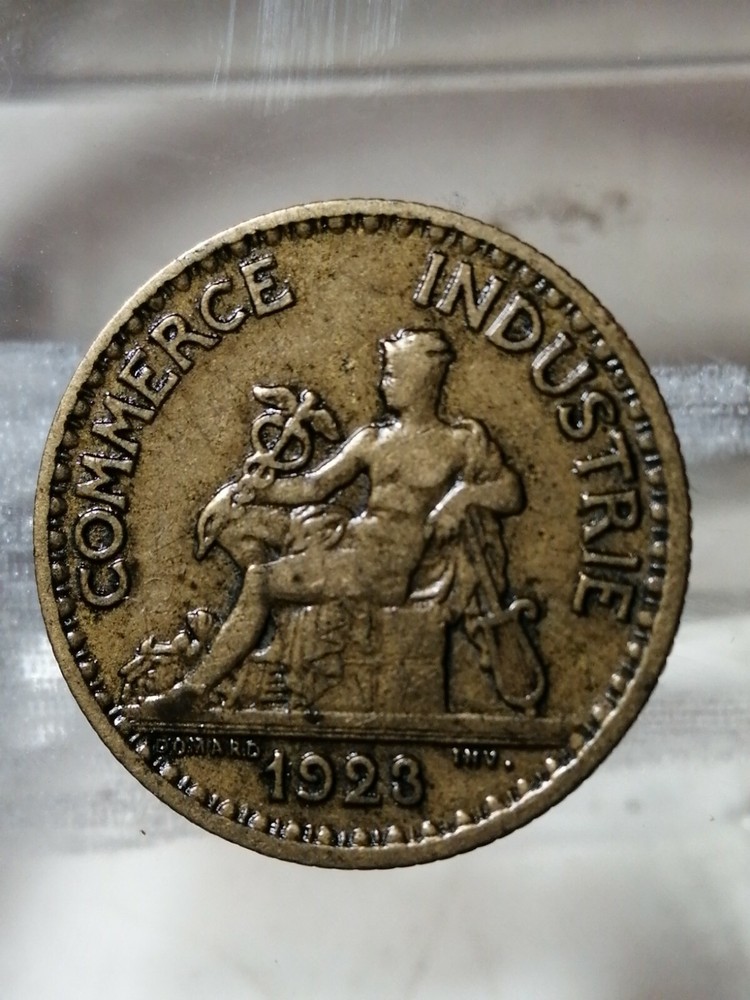 REPUBBLICA FRANCESE 1 FRANCO 1923 CAMERA&COMMERCIO