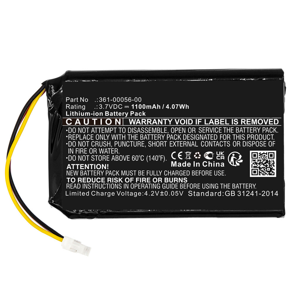 Garmin Nuvi 30 50 50LM 52 52LM 55 55LM Battery 361-00056-00 361-00056-50 1100mAh
