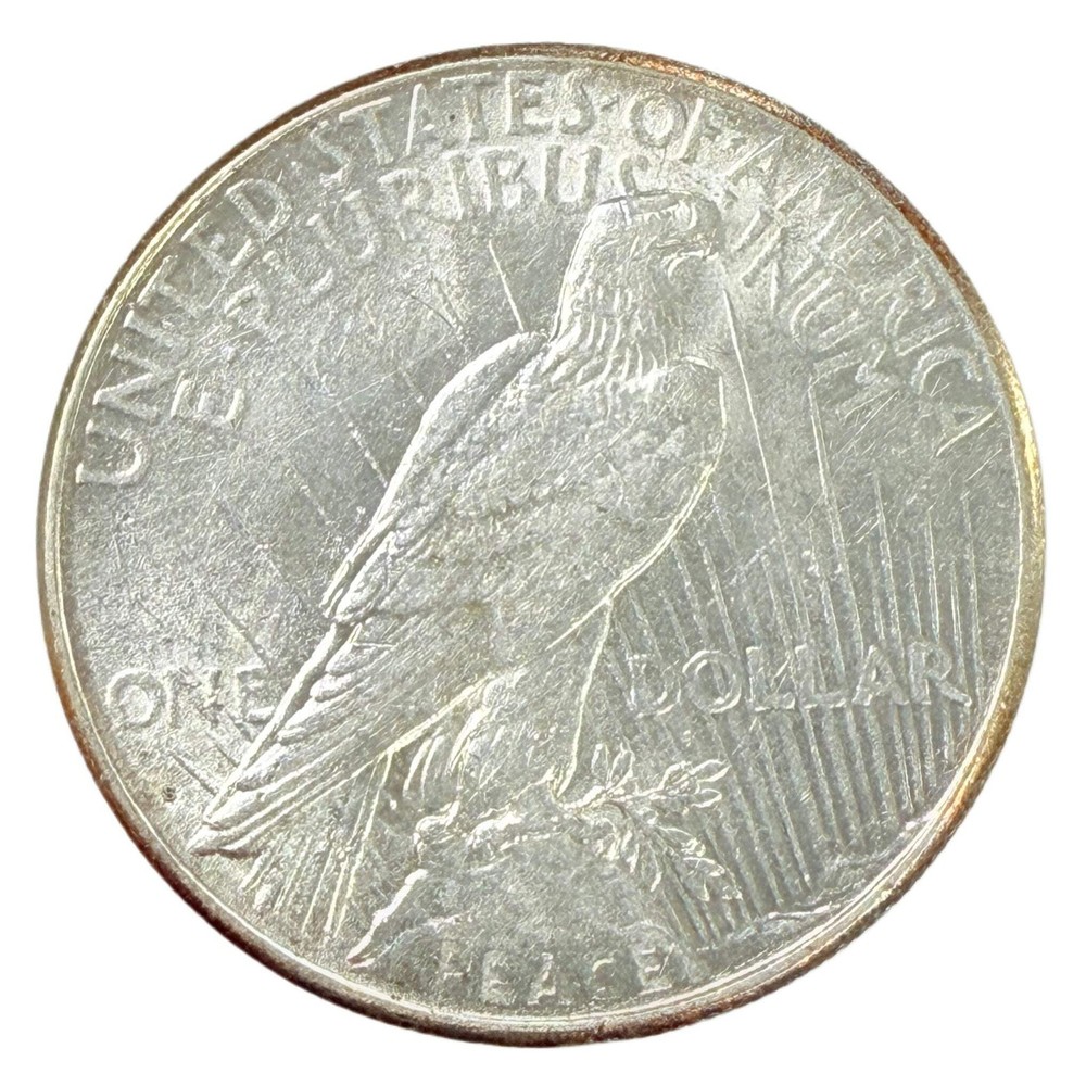 1925-S Peace Silver Dollar (AU)