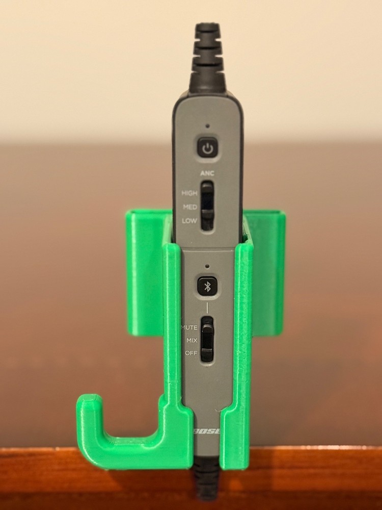 Bose Proflight Headset and Controller holder mount for Airbus