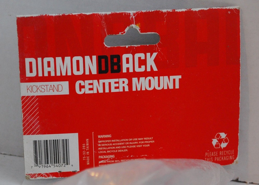 Diamonback Center Mount Kickstand Silver