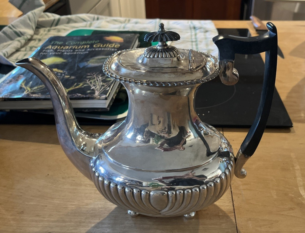 4 Pc 19th C. Sheffield Silver Plate Tea And Coffee Set