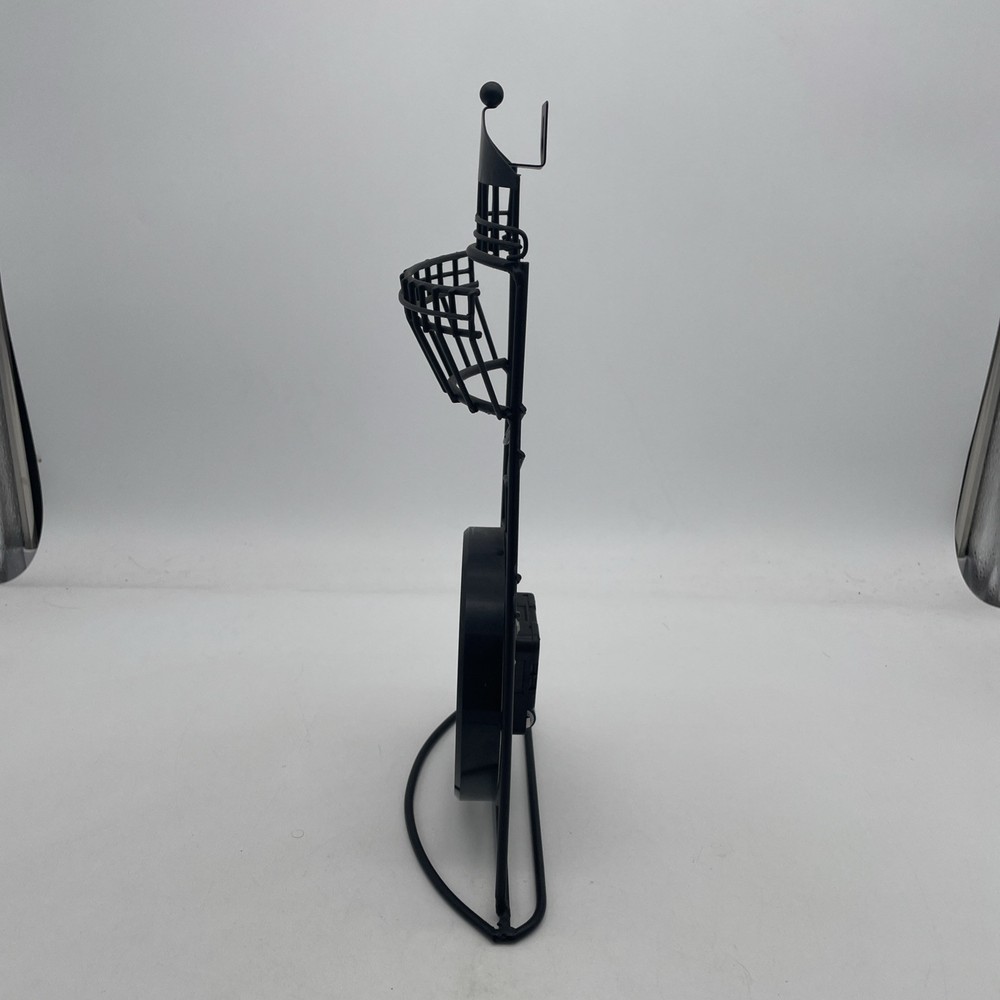 Table/Wall Clock Wrought Iron Lighthouse Theme Cottage Core Tested