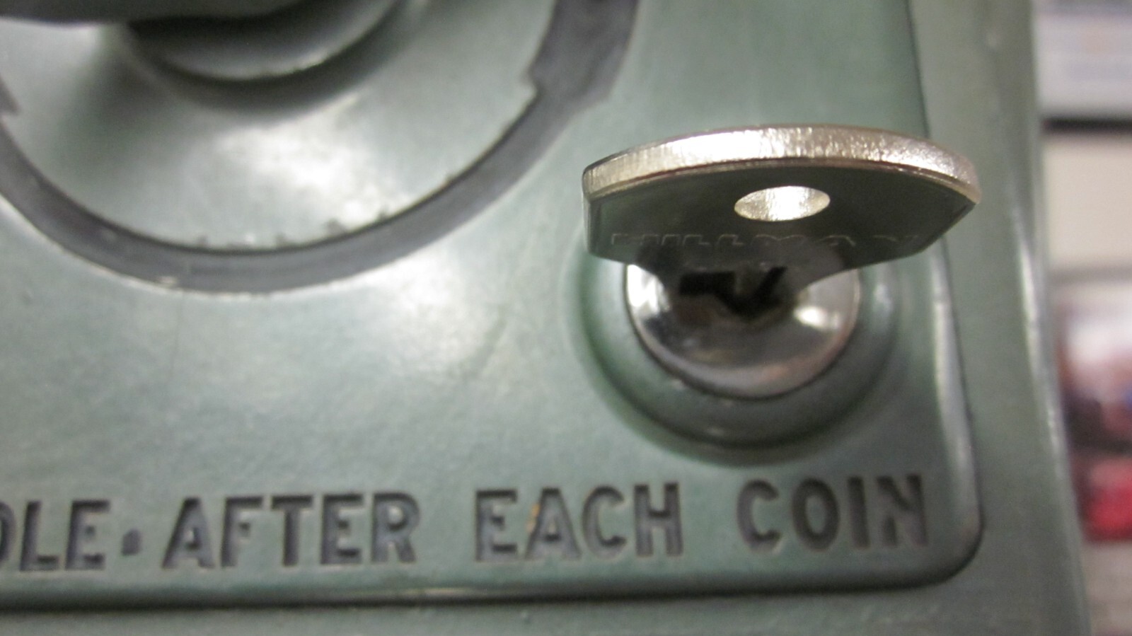 Service Key for M.H. Rhodes Parking Meters. Master Key for Top lock ONLY!