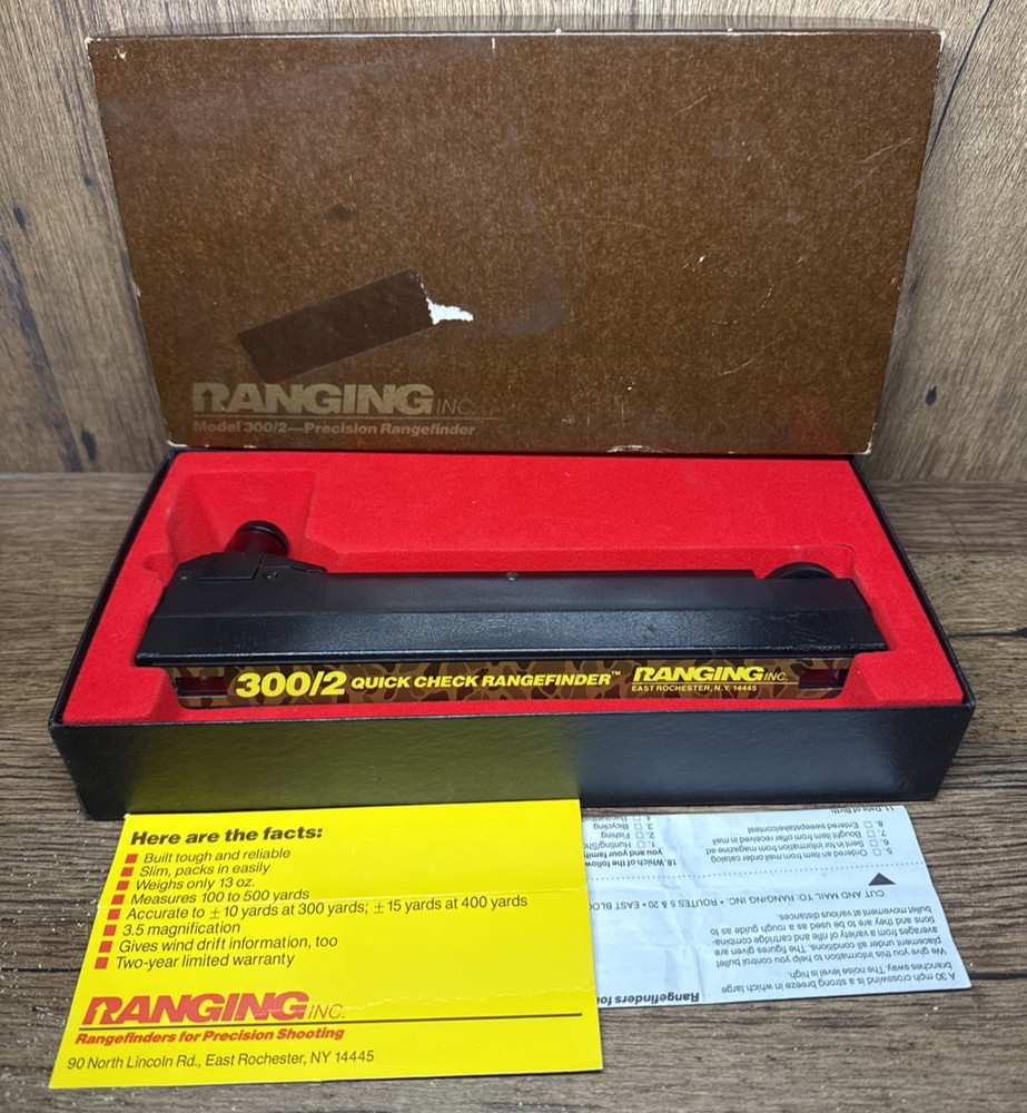 Ranging Model 300/2 Precision Rangefinder Quick Check Range Finder