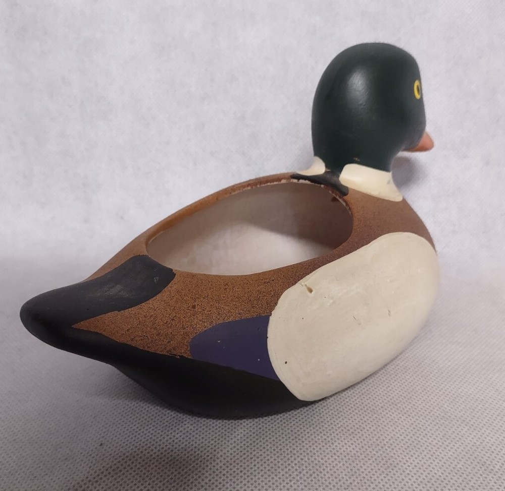 Lipco Mallard Duck Planter Ceramic