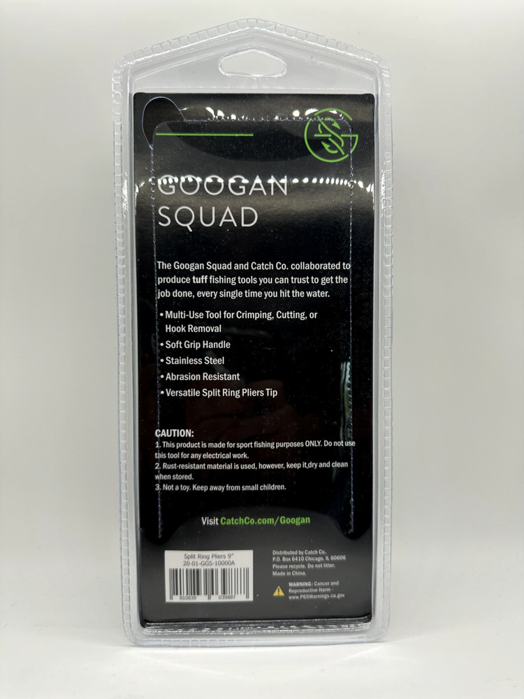 GOOGAN SQUAD Split Ring Pliers 9” FREE SHIPPING