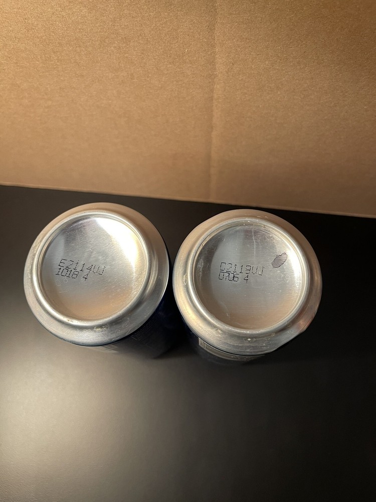 Two (2) Full Throttle Blue Agave Full 16oz Cans Old Design