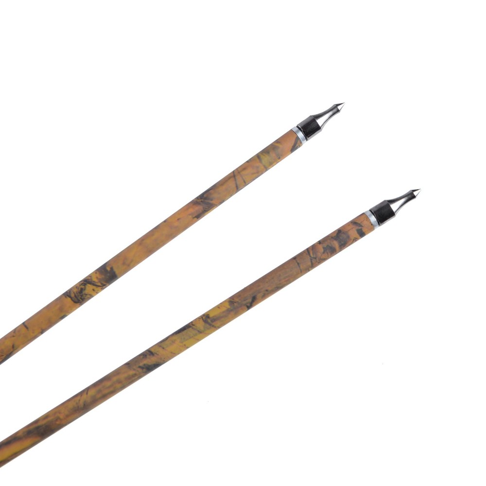 30" Carbon Arrows Camo SP500 Turkey Feather Removable Tips Compound Bow Target