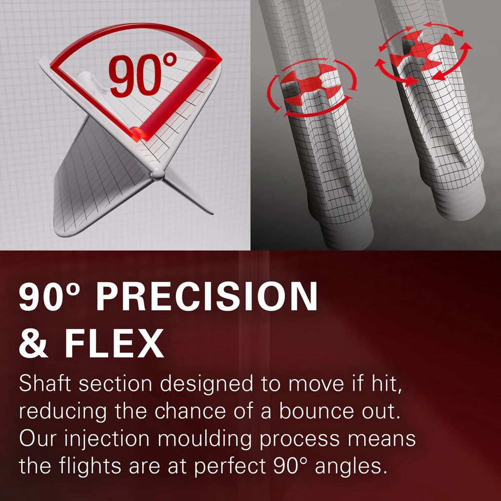 ROB CROSS TARGET K-FLEX 1 PIECE MEDIUM SHAFT & NO2 FLIGHT