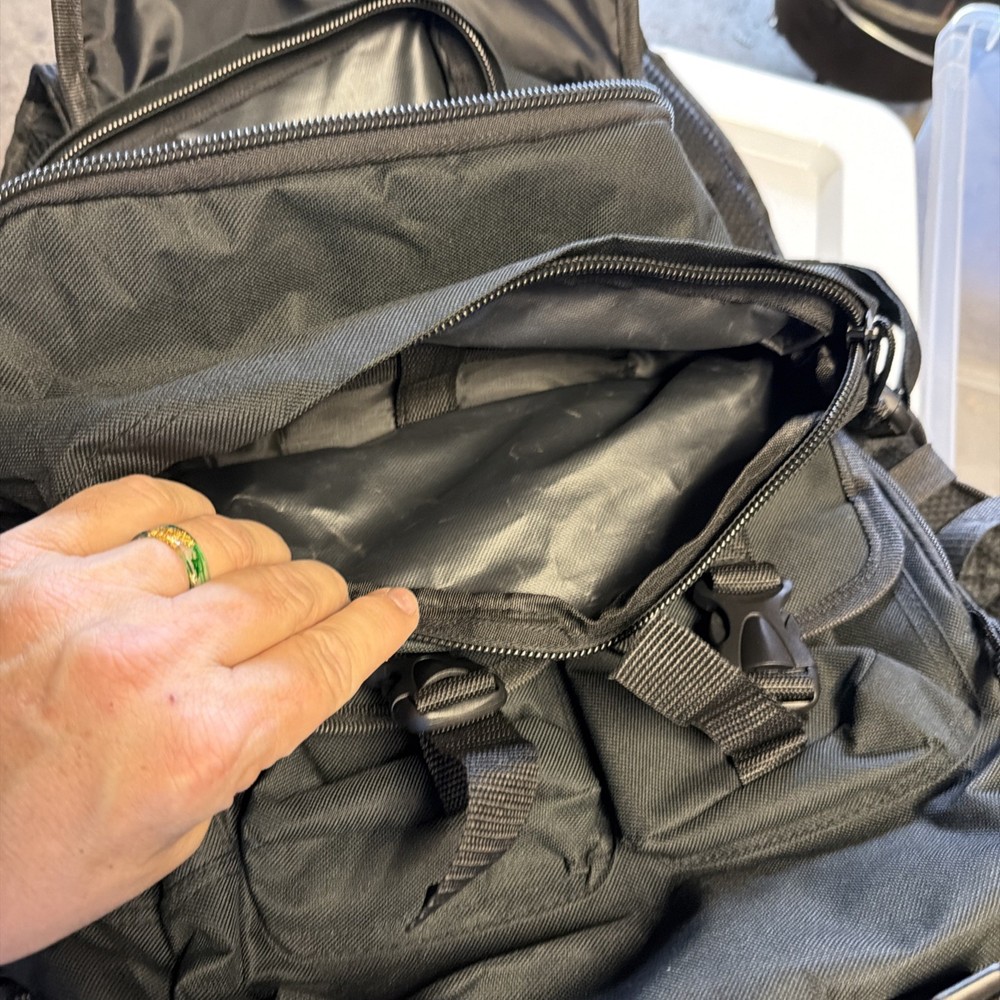 Warrior Tactical black backpack