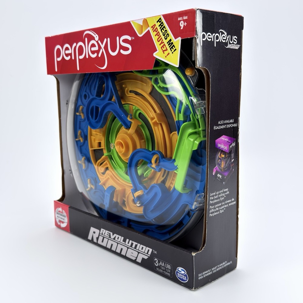 Perplexus Revolution Runner Motorized Perpetual 3D Maze Game Spin Master 9+ New