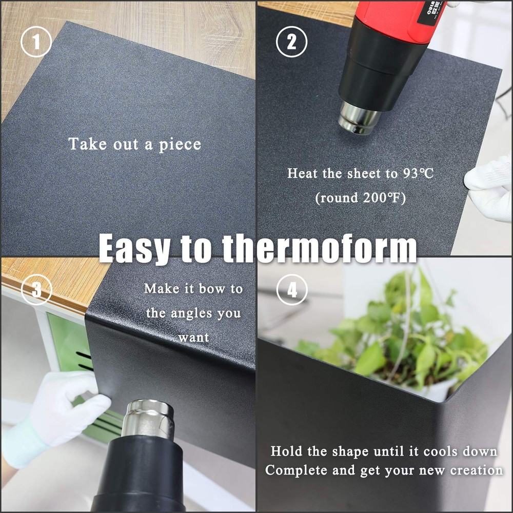 Home Decor ABS Plastic Sheet Pack - Flexible Than Plexiglass
