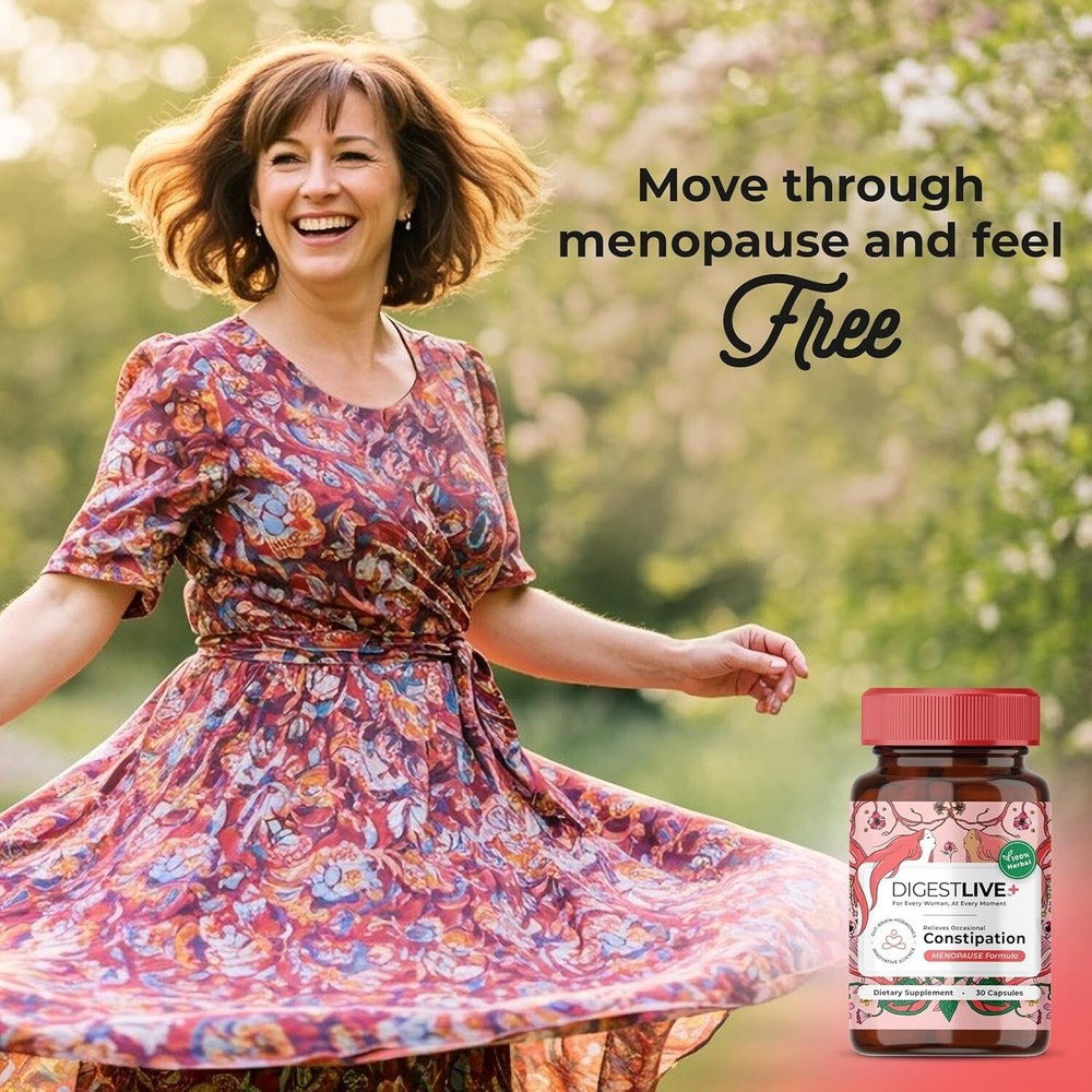 DigestLive Menopause Constipation Relief Laxative Herbal Stool Softener 02/28