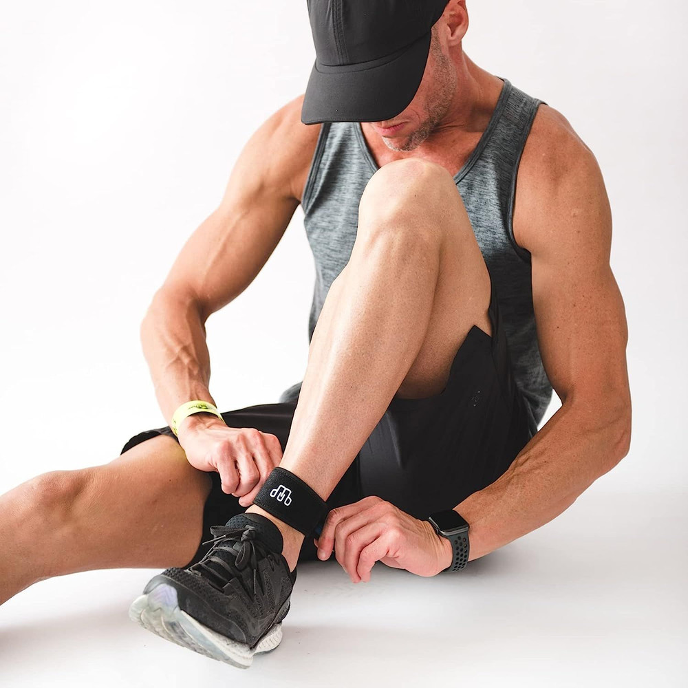 CROSSTRAP Achilles Strap | Support to Prevent Small, Black