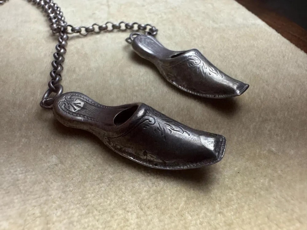 Antique Victorian Silver Dutch Needle Guards