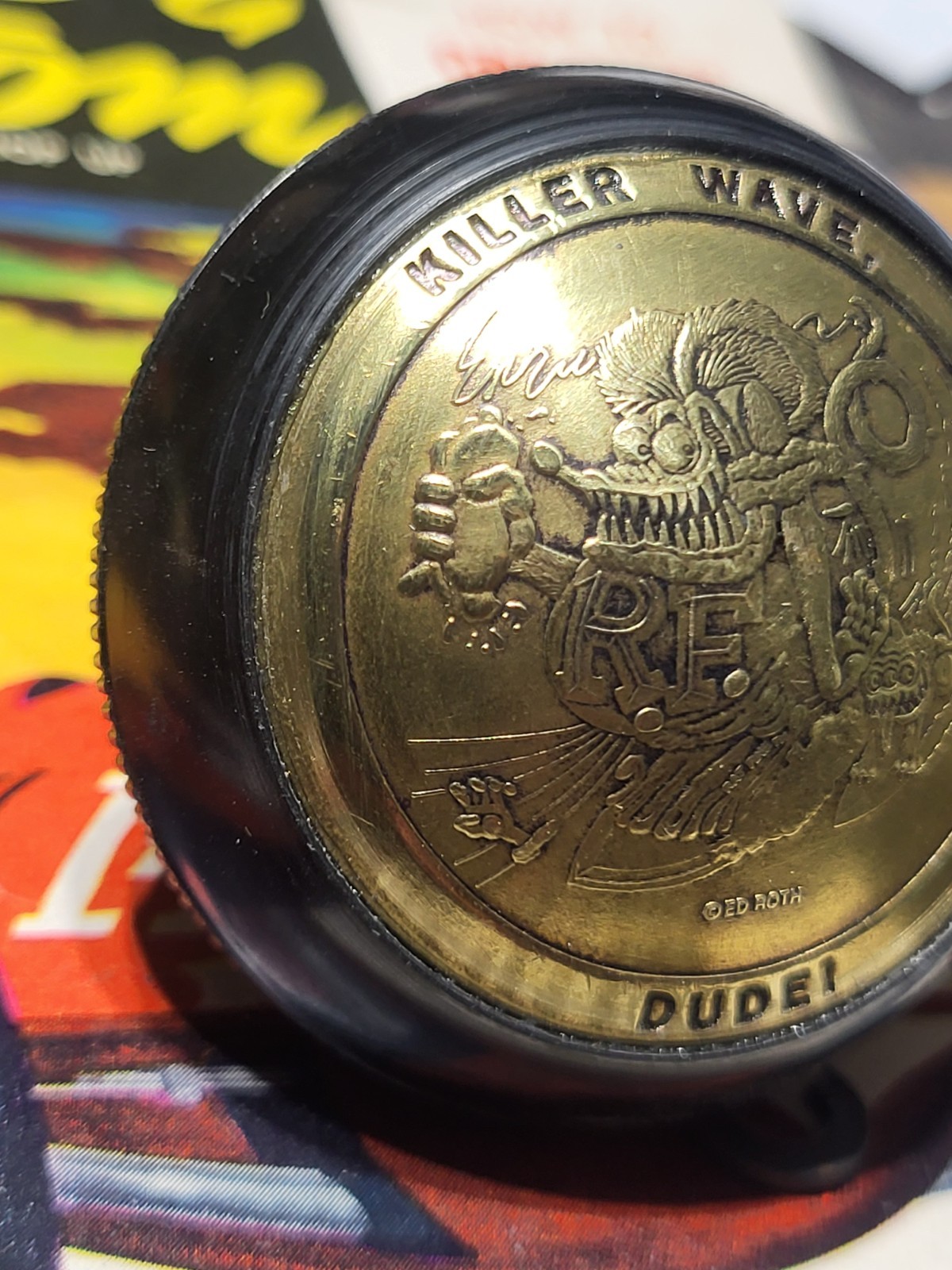 RAT FINK SHIFT knob HOTROD RATROD SCTA TROG ED BIG DADDY ROTH BARRIS CHOPPER