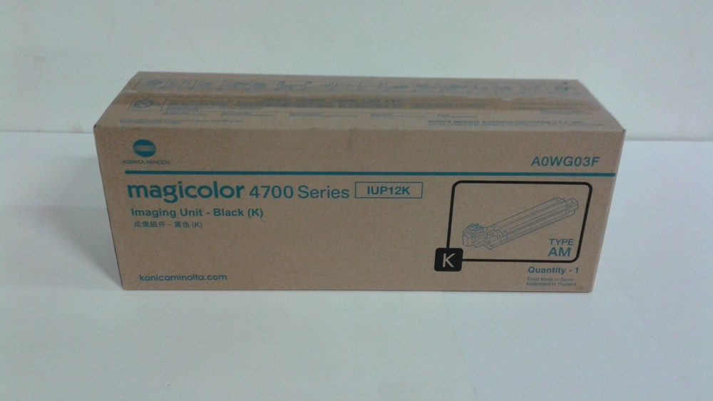 Konica Minolta IUP-12 Imaging Unit A0WG03F, Black