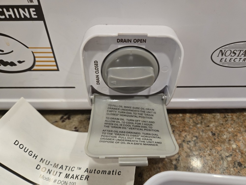Nostalgia Electrics 2008 "Dough-Nu-Matic" Automatic Mini Doughnut Maker Machine